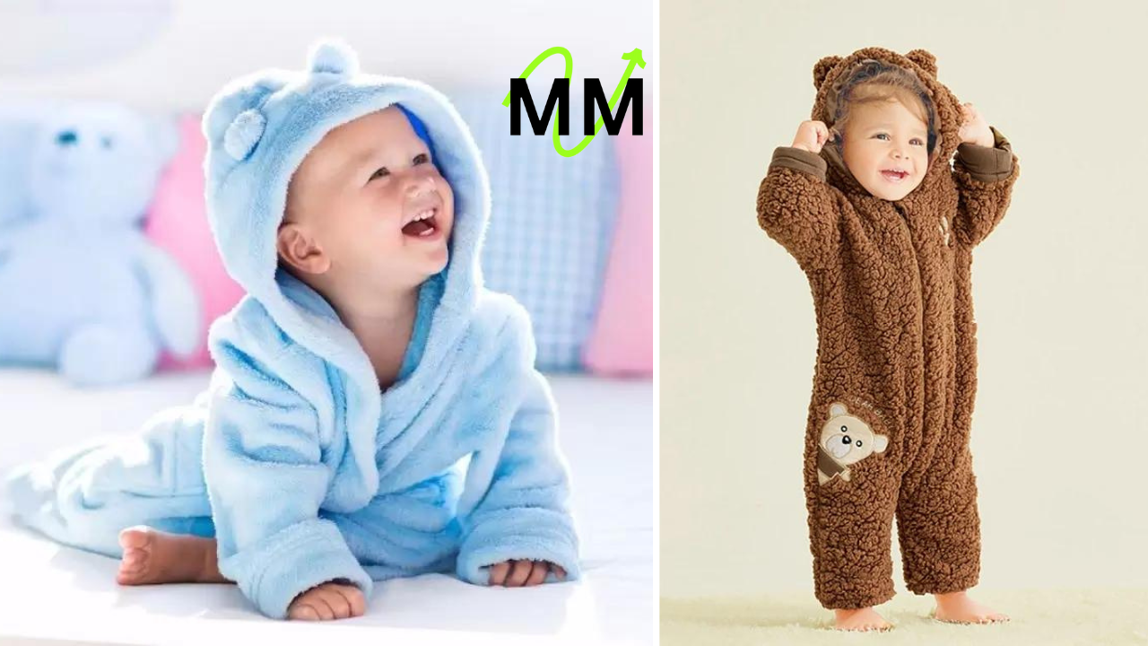 RS 149 Bear Design Long-Sleeve Baby Jumpsuit TheSpark Shop